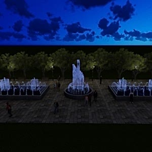 Müzikli Danslı Havuz Tasarımı