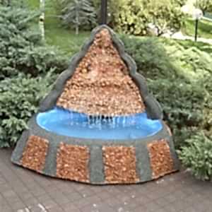 Doğal Taşlı Köşe Şelale